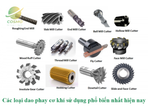 Dao phay được sử dụng phổ biến nhất hiện nay