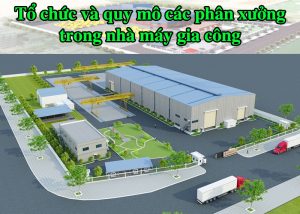 Tổ chức và quy mô các phân xưởng trong nhà máy gia công