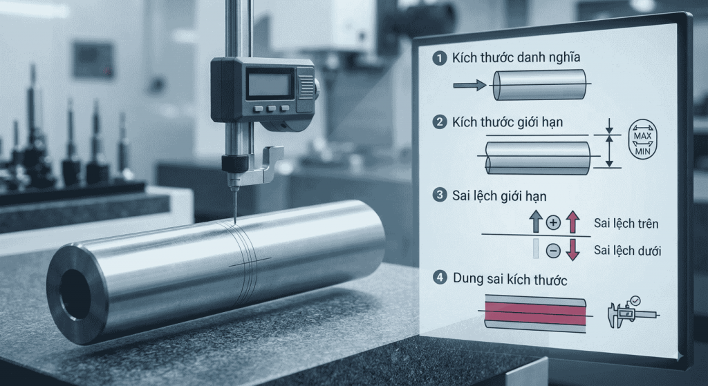 các khái niệm cần biết khi đọc dung sai