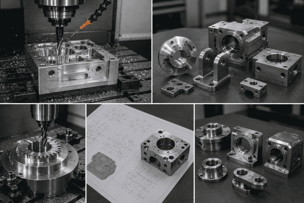 Gia công phay CNC chi tiết máy là gì?