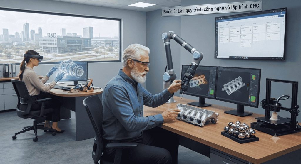 lập quy trình công nghệ và lập trình cnc