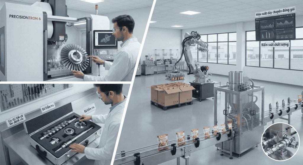những yếu tố quyết định gia công chính xác