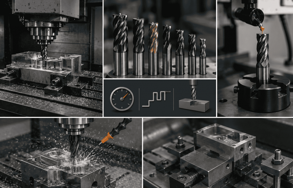 Yếu tố ảnh hưởng đến chất lượng phay CNC thép